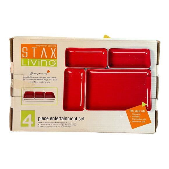 stax living 4 piece nesting entertainment set - Picture 1 of 2